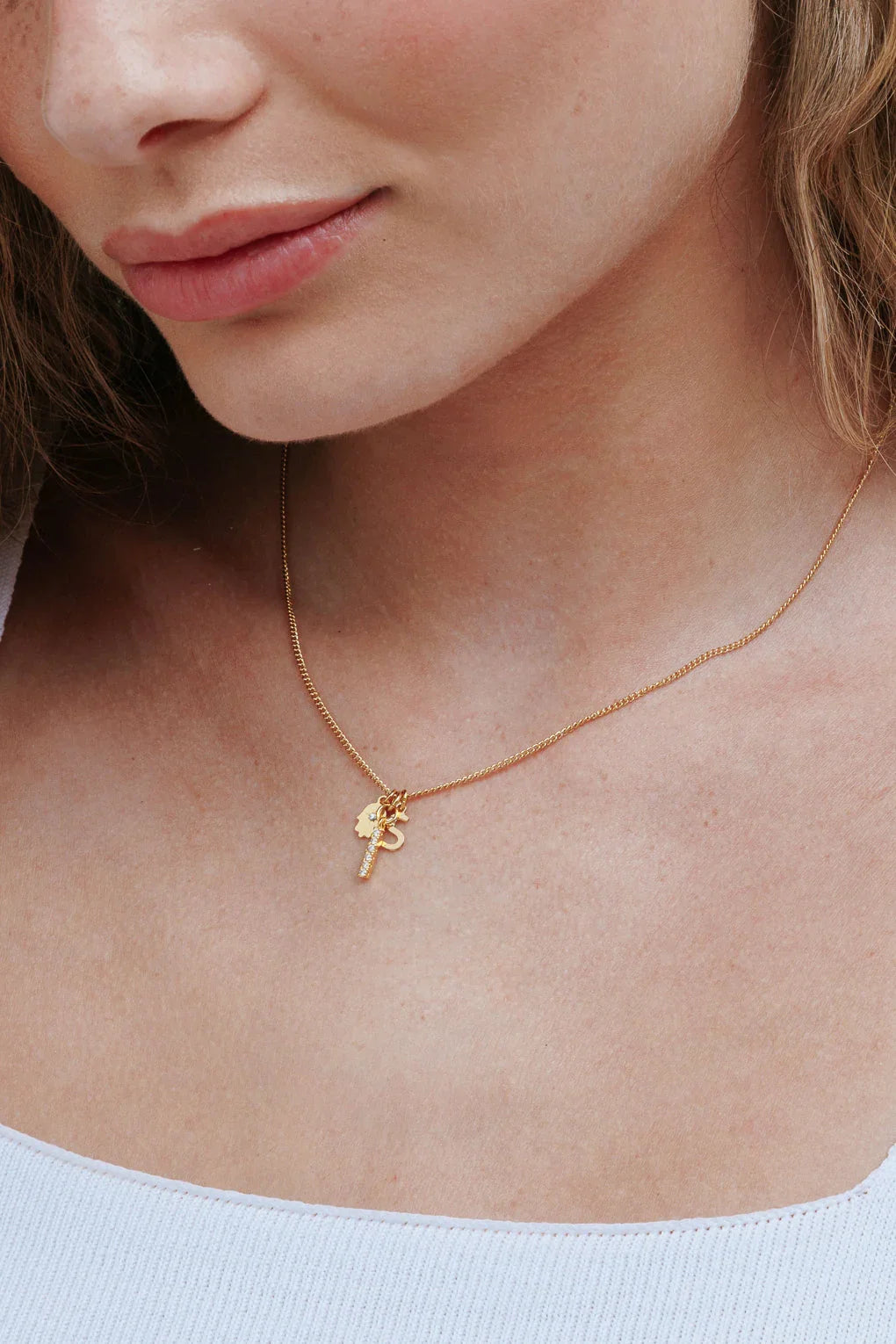 שרשרת בסיס חלקה עם צ׳ארמס לבחירה