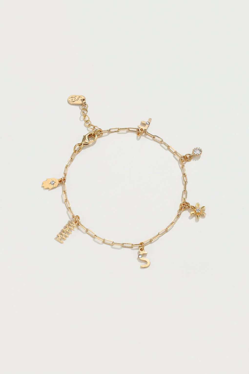 צמיד בסיס חוליות אובליות קטנות עם צ׳ארמס לבחירה