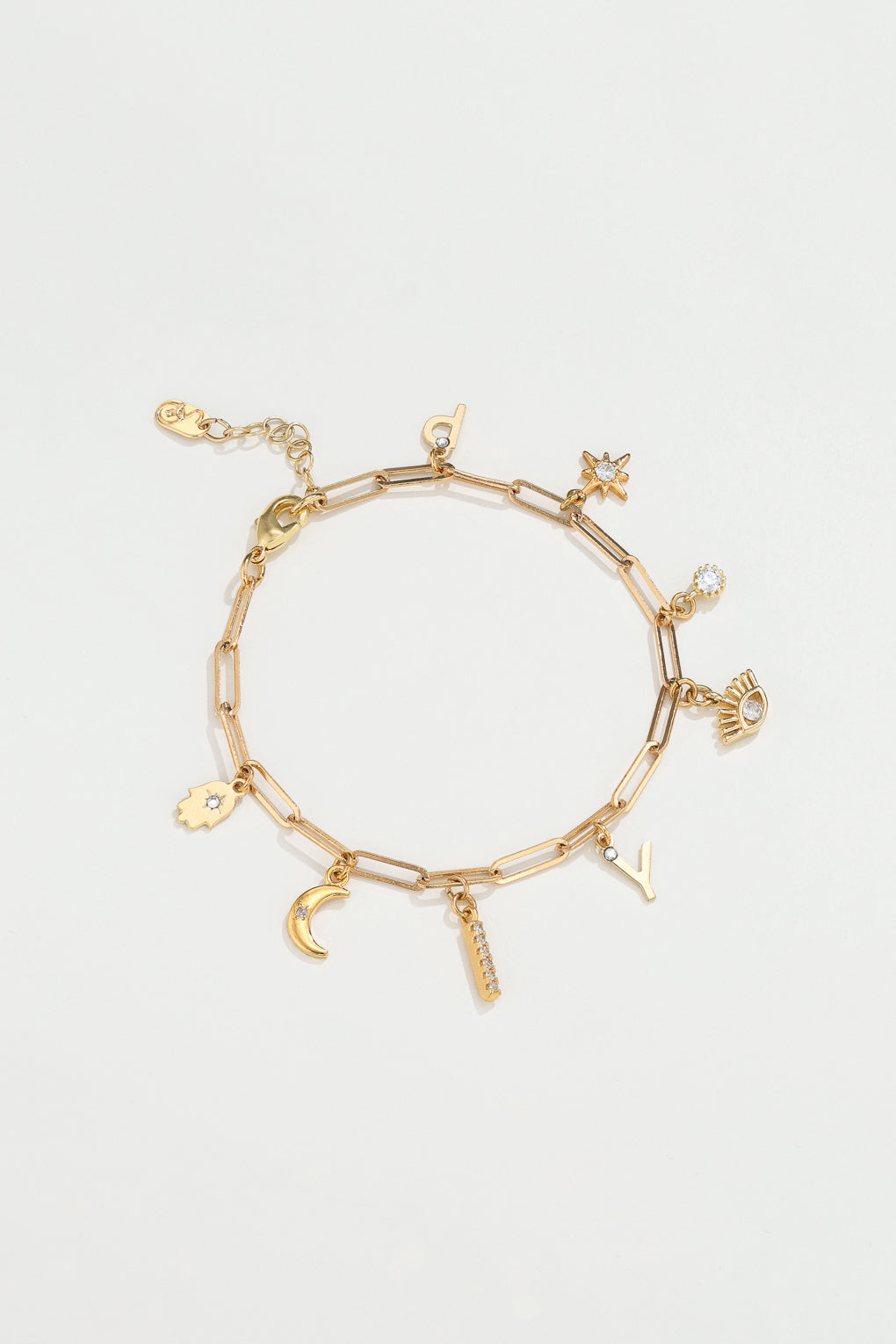 צמיד בסיס חוליות אובליות גדולות עם צ׳ארמס לבחירה