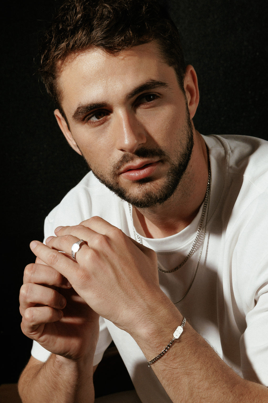 צמיד לגבר עם חריטה אישית - ליאו