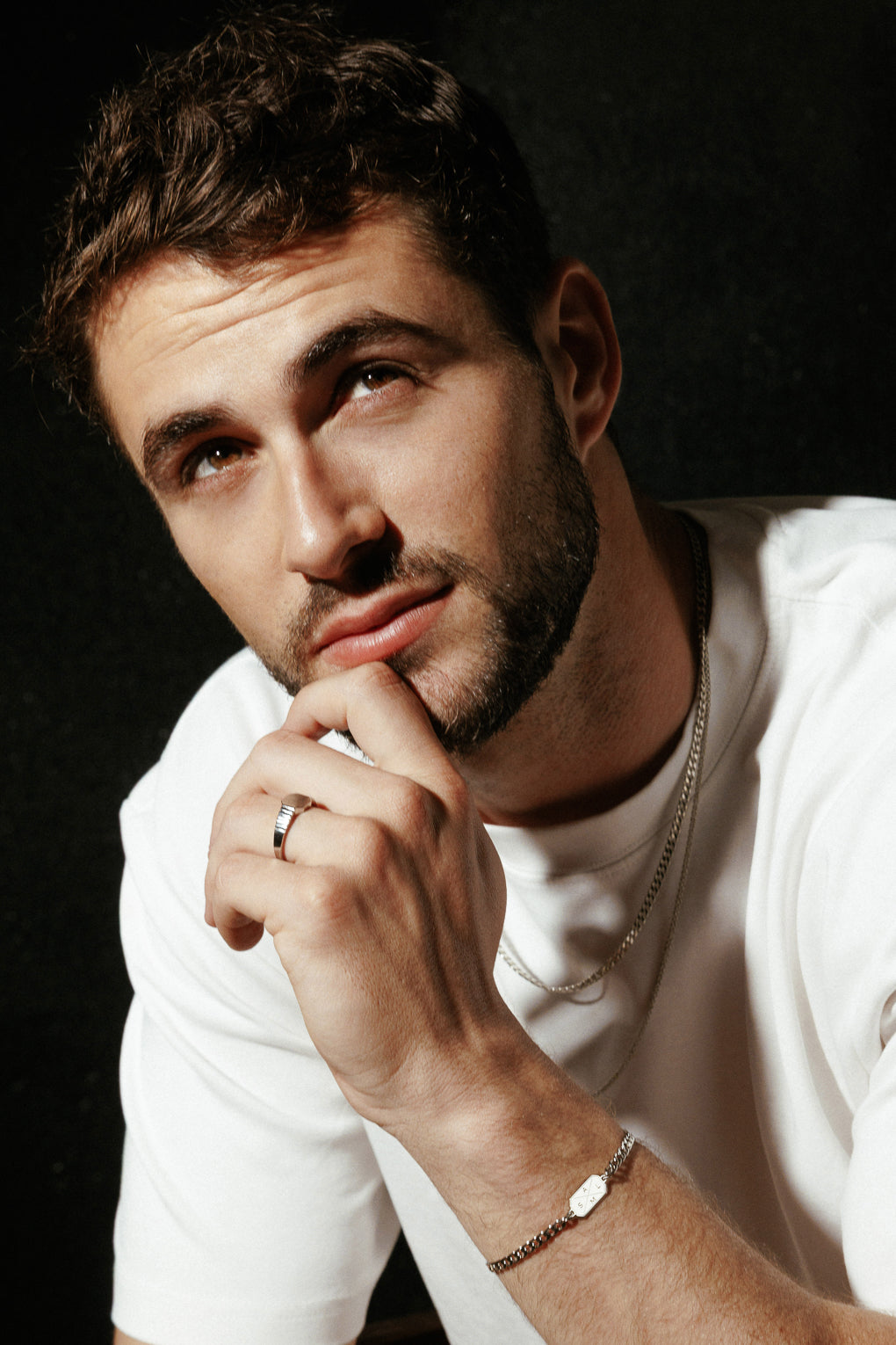 צמיד לגבר עם חריטה אישית - ליאו