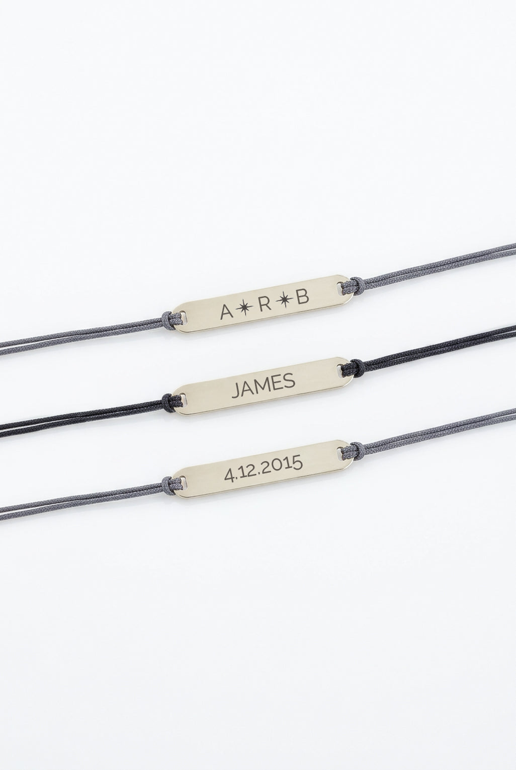 צמיד לגבר עם בר בחריטה אישית