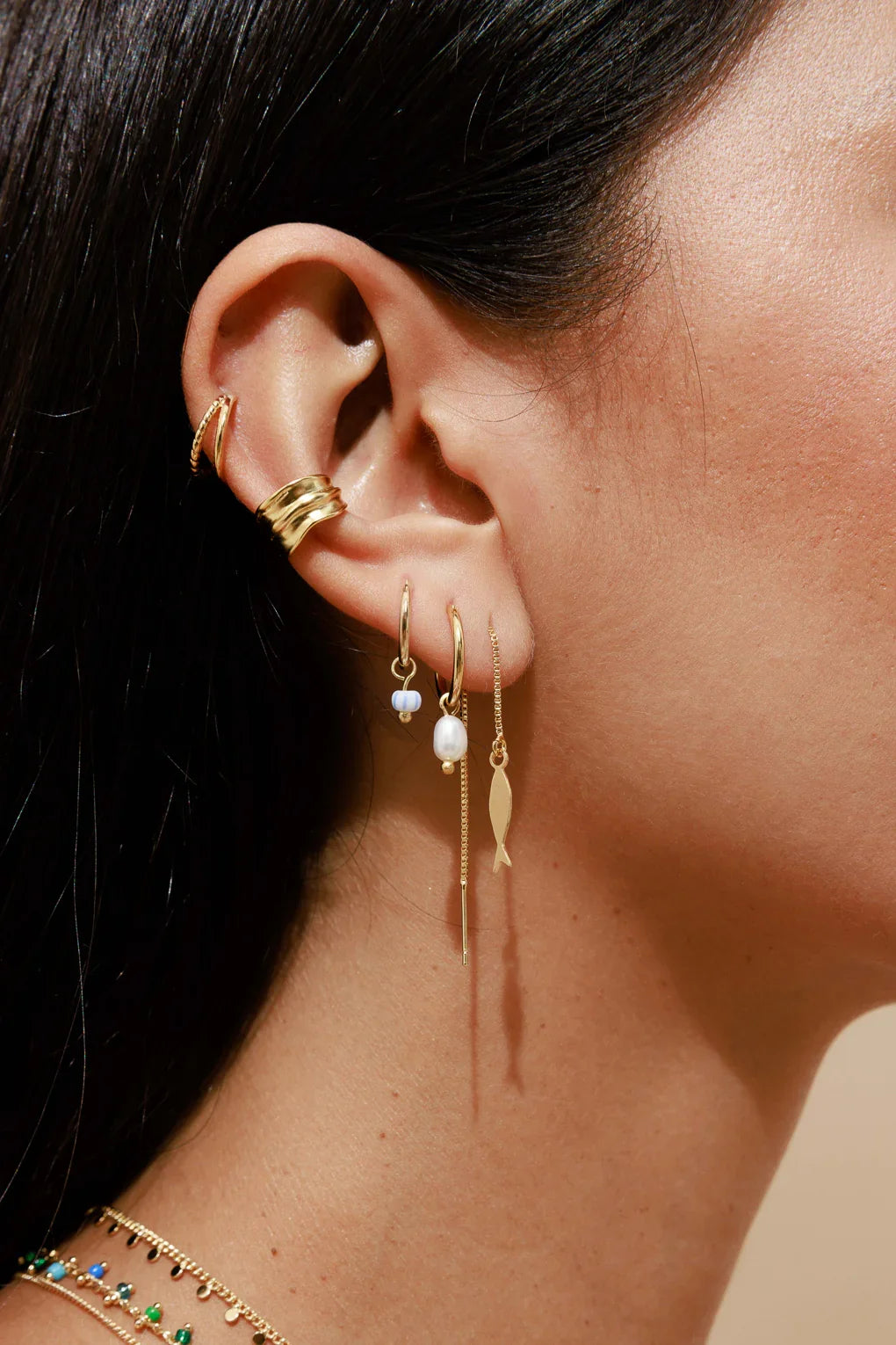 סט עגילי אושן