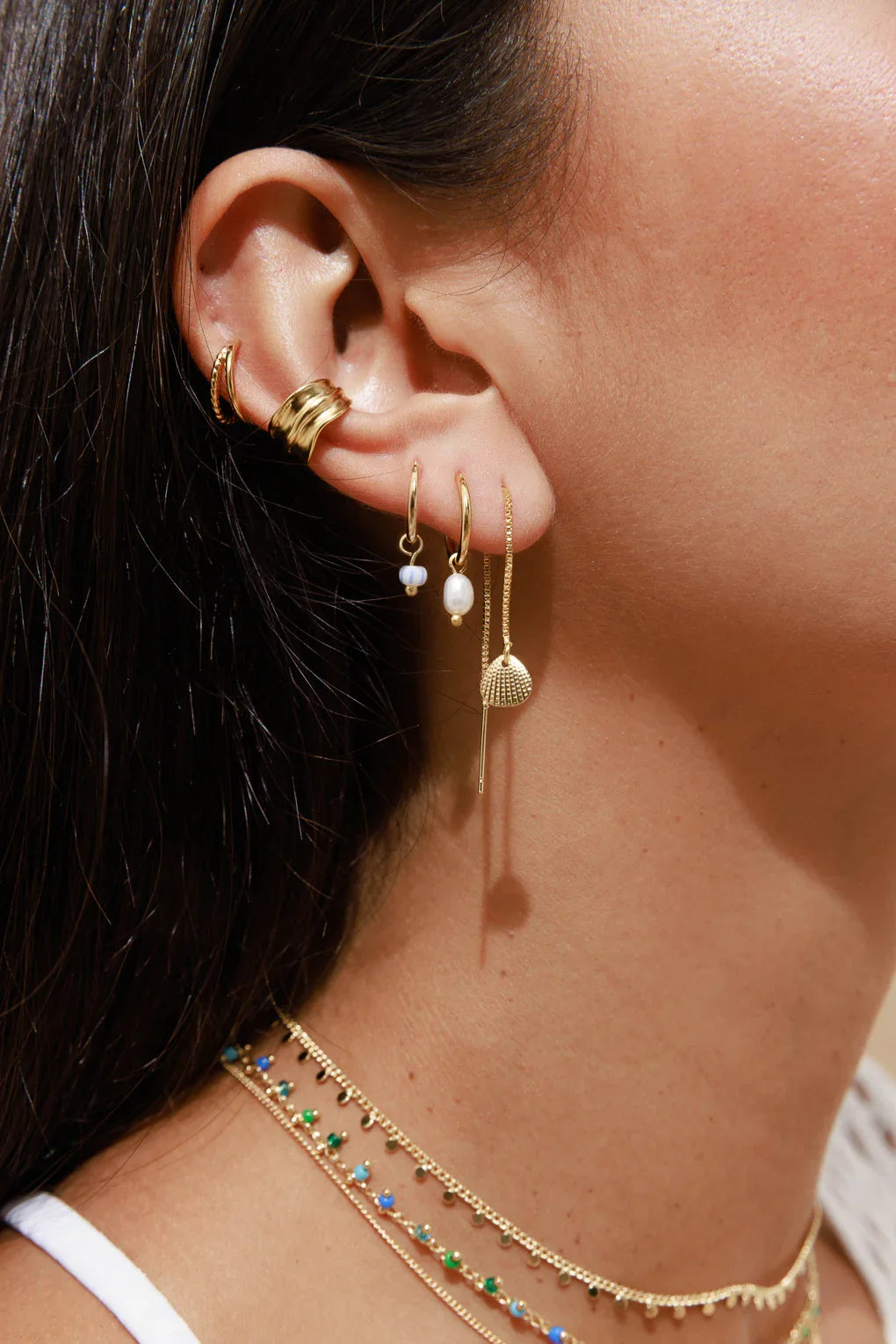 סט עגילי אושן