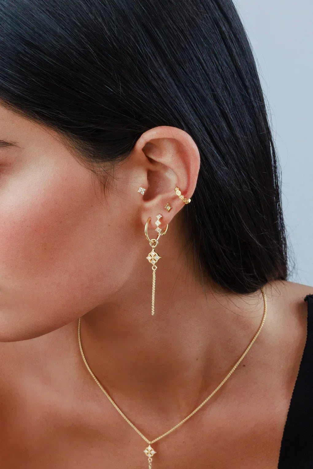 עגילי חישוק סברינה