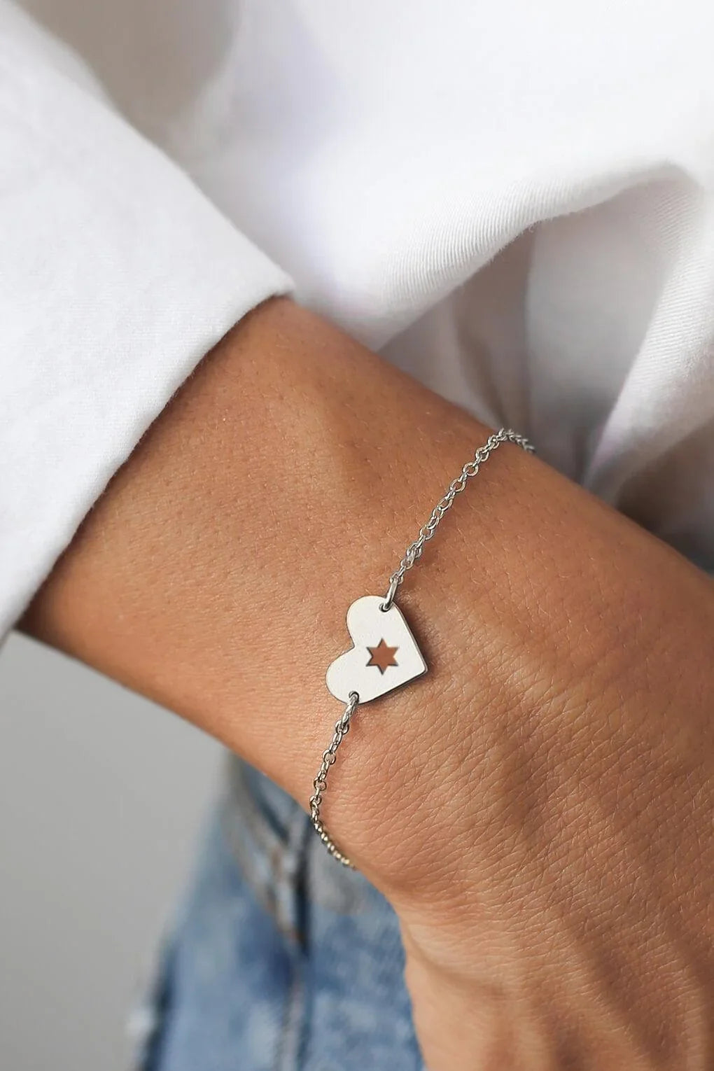 צמיד לב עוטף