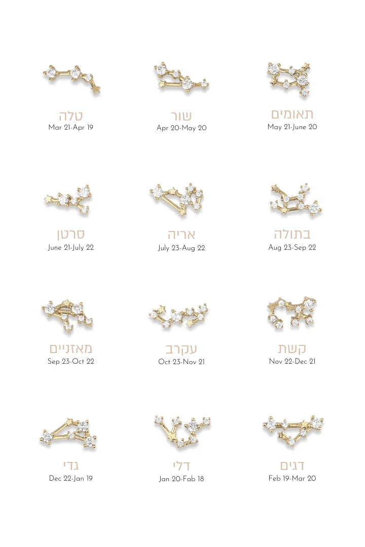 עגילי זודיאק