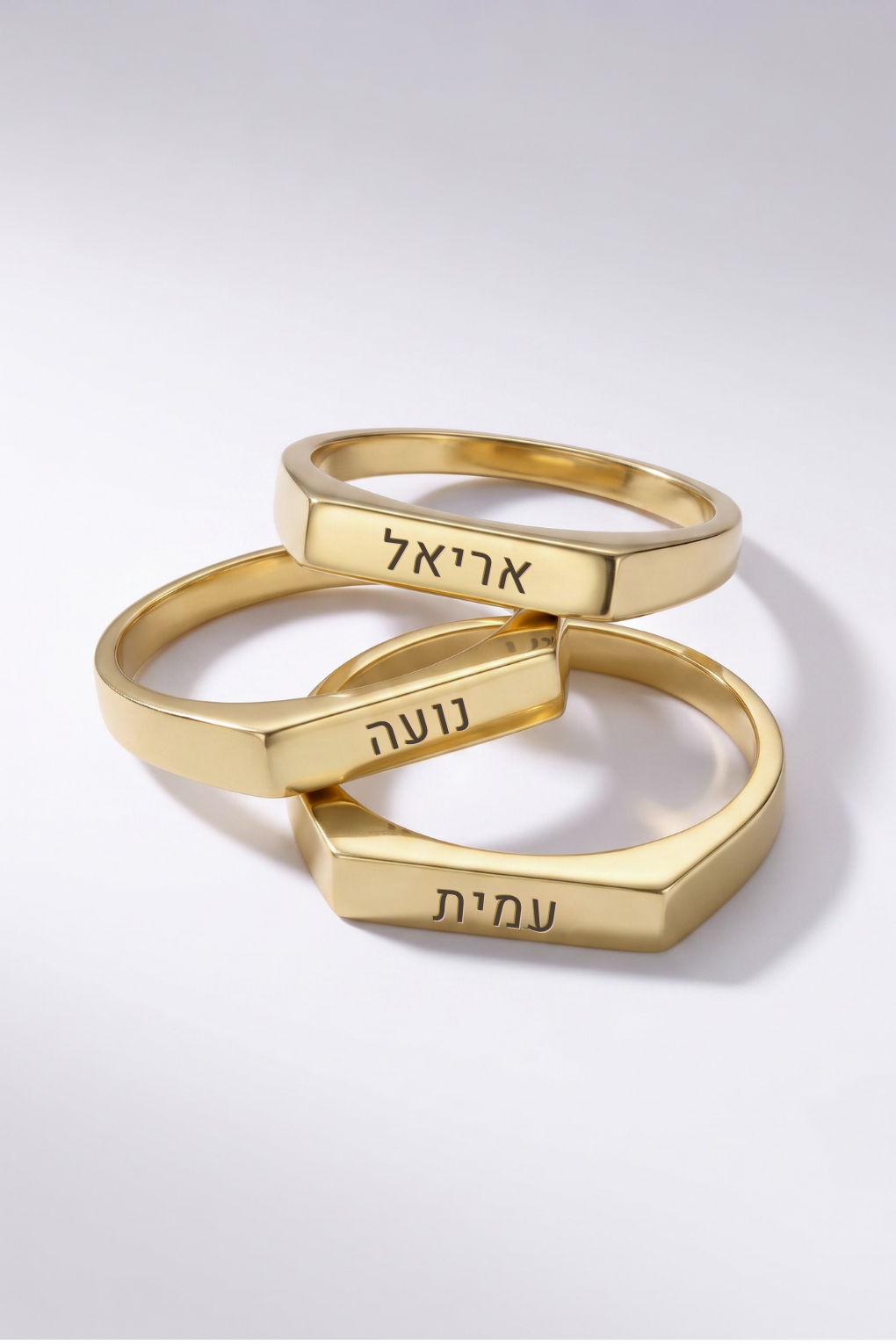 טבעת חותם בחריטה אישית