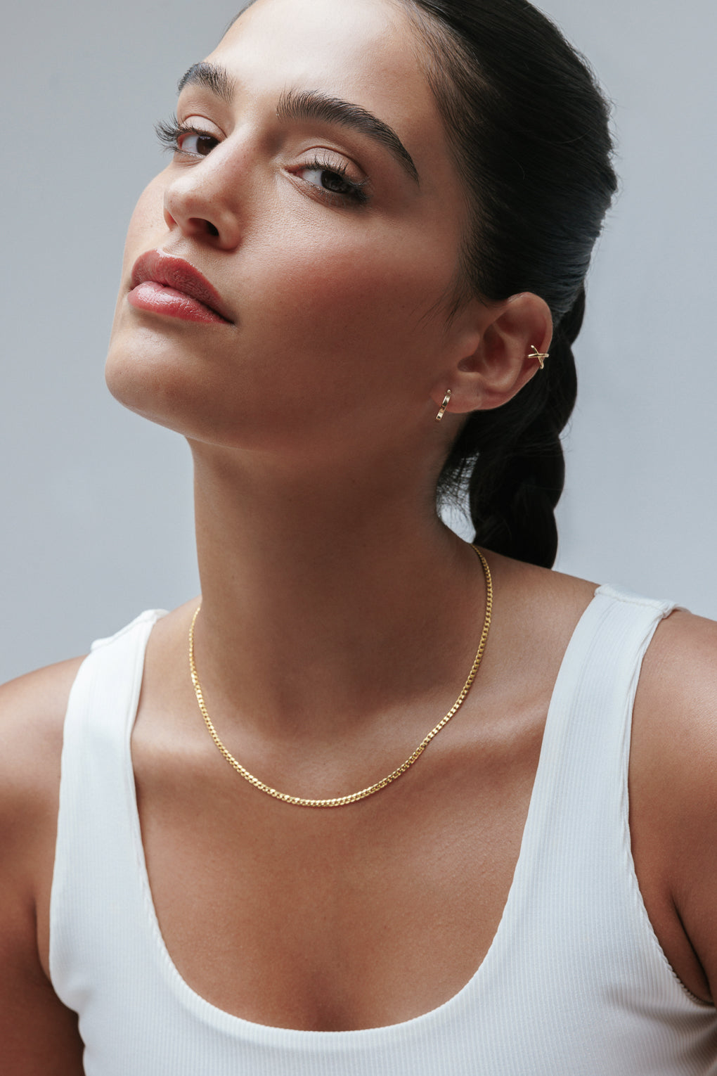 עגילי קארי בזהב 14K