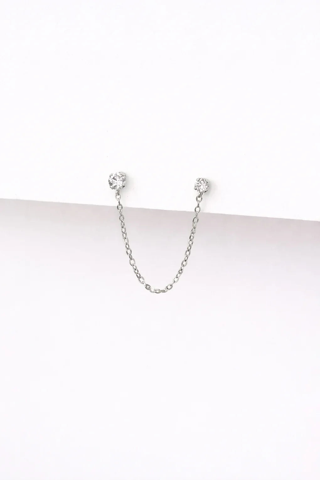 עגיל אנדי כפול בזהב 14K