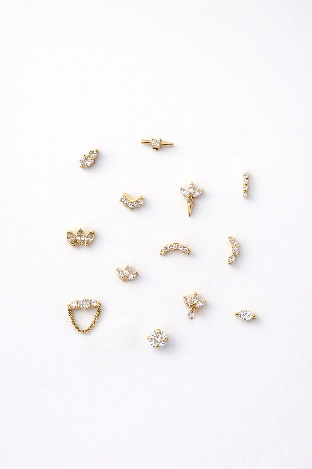 עגילי לולה בזהב 14K