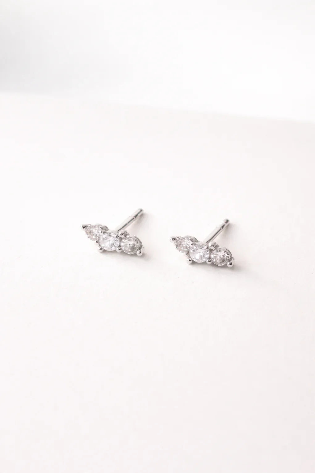 עגילי זן בזהב 14K