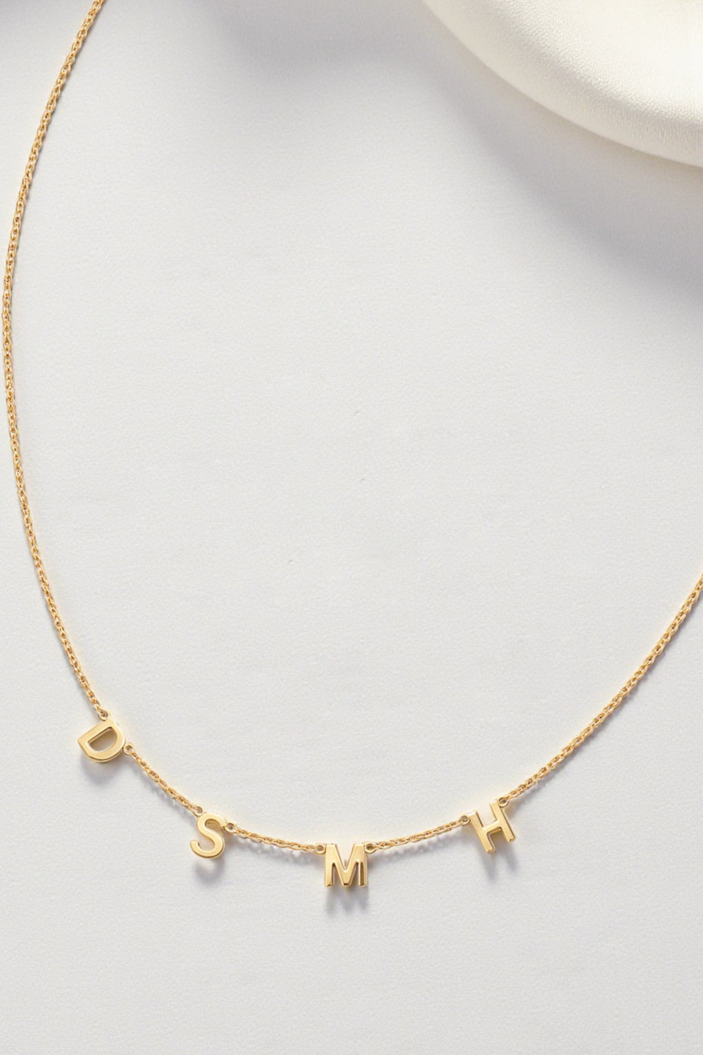 שרשרת אותיות בכסף 925