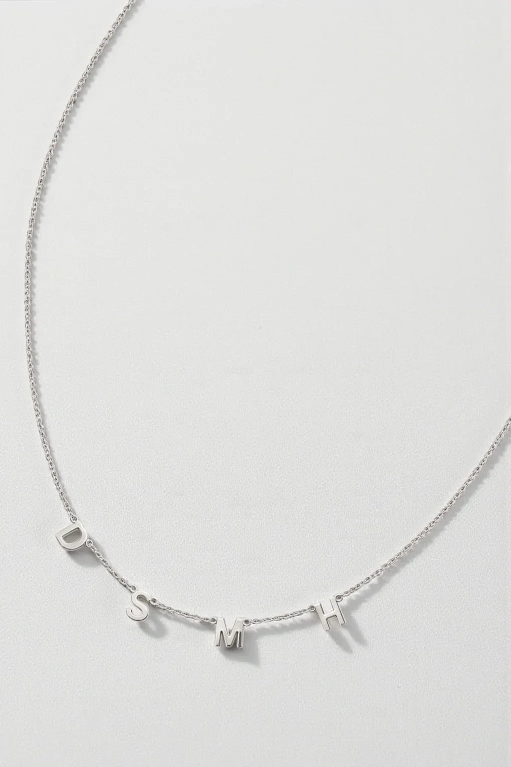 שרשרת אותיות בכסף 925