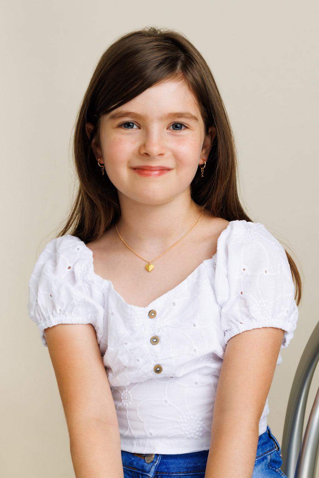 שרשרת טייני לילדות עם תליון לבחירה