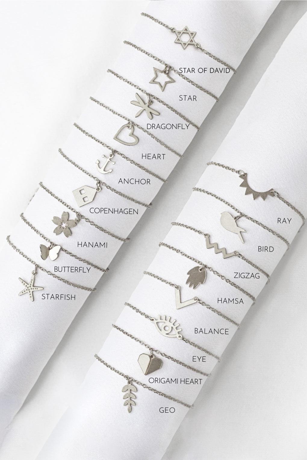 צמיד טייני לילדות עם תליון לבחירה