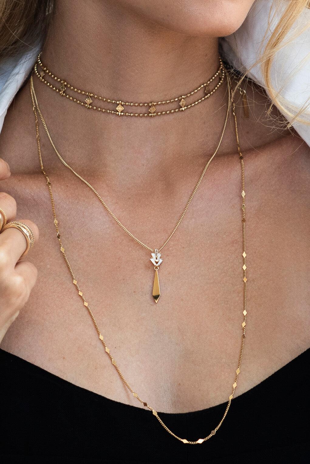 שרשרת בייסיק מעוינים