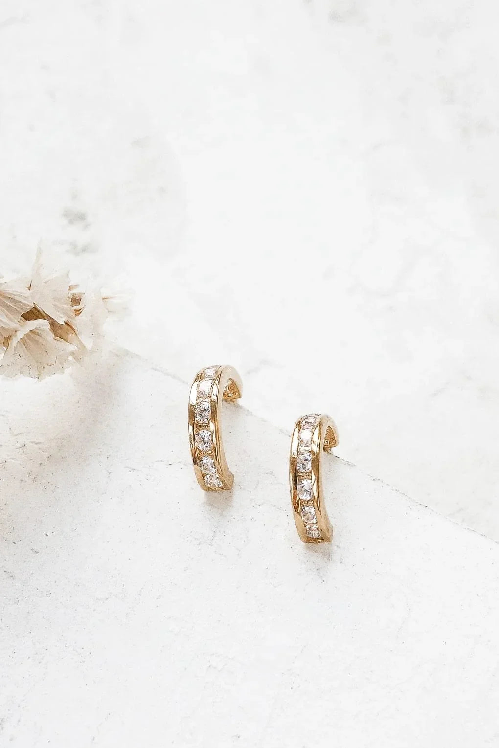 June Earrings in 14K gold