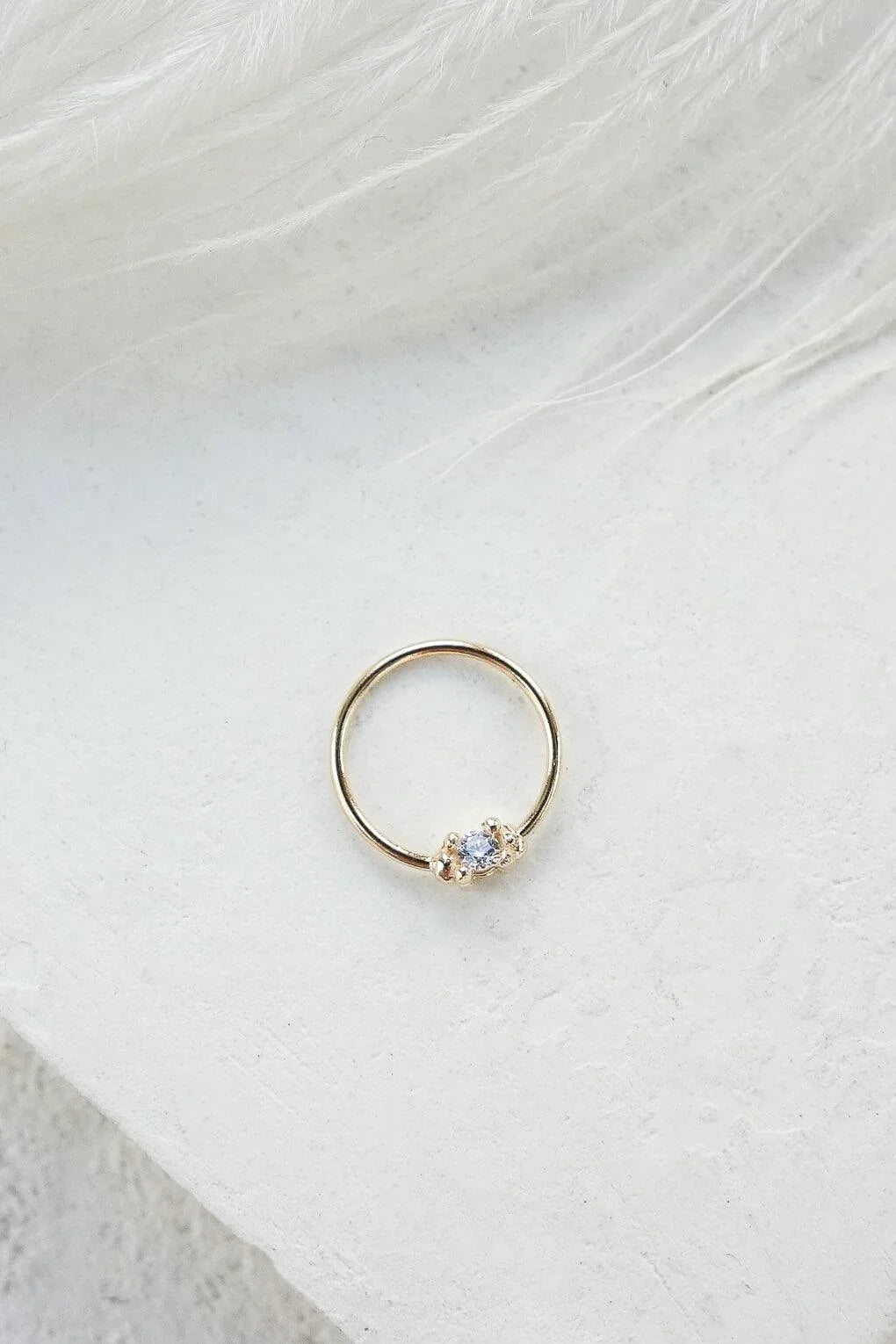 Piercing Earring in 14K Gold