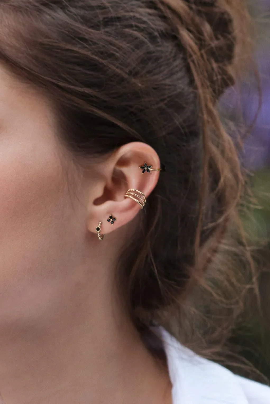 עגיל נרקיס צמוד