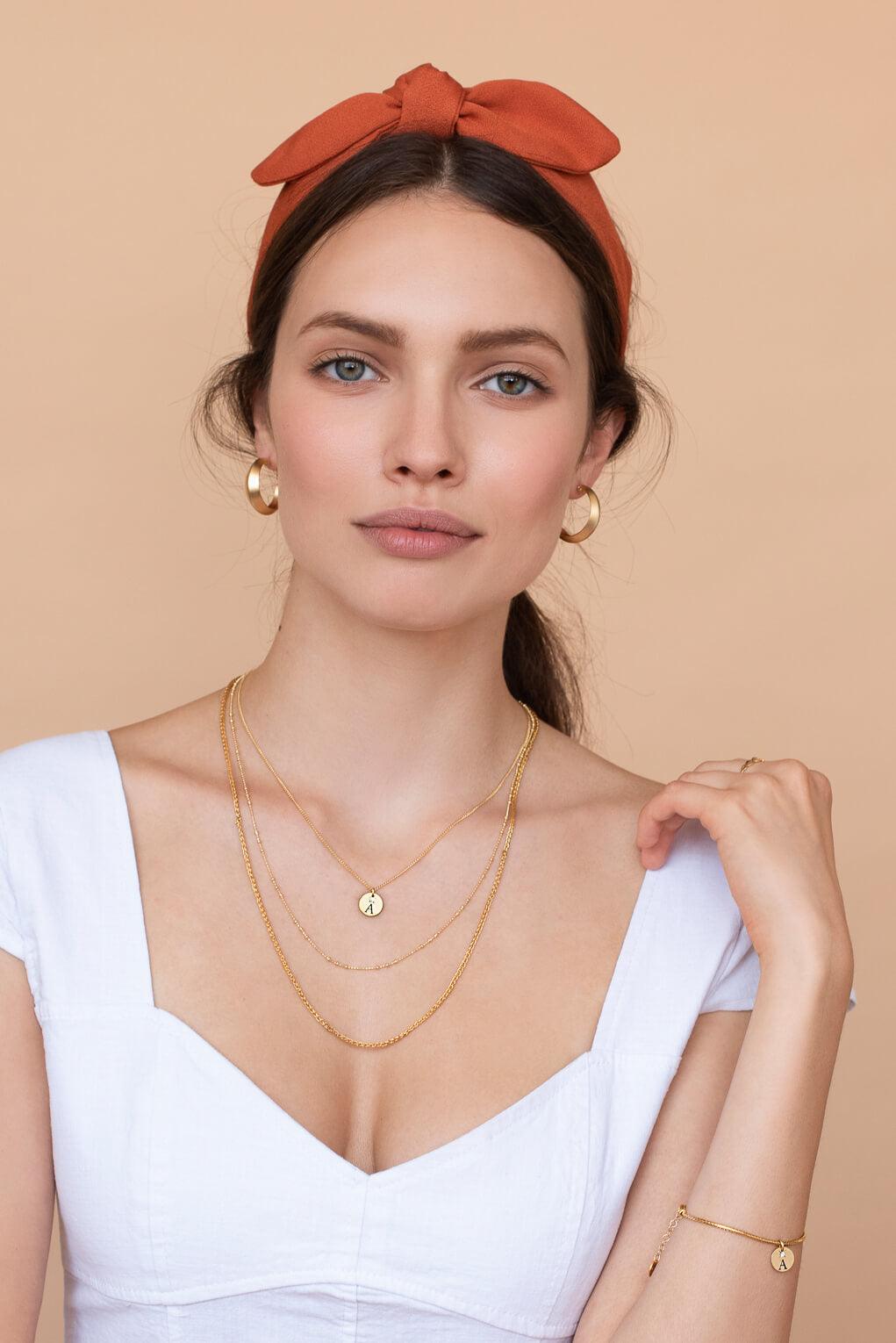 שרשרת בייסיק סרוגה