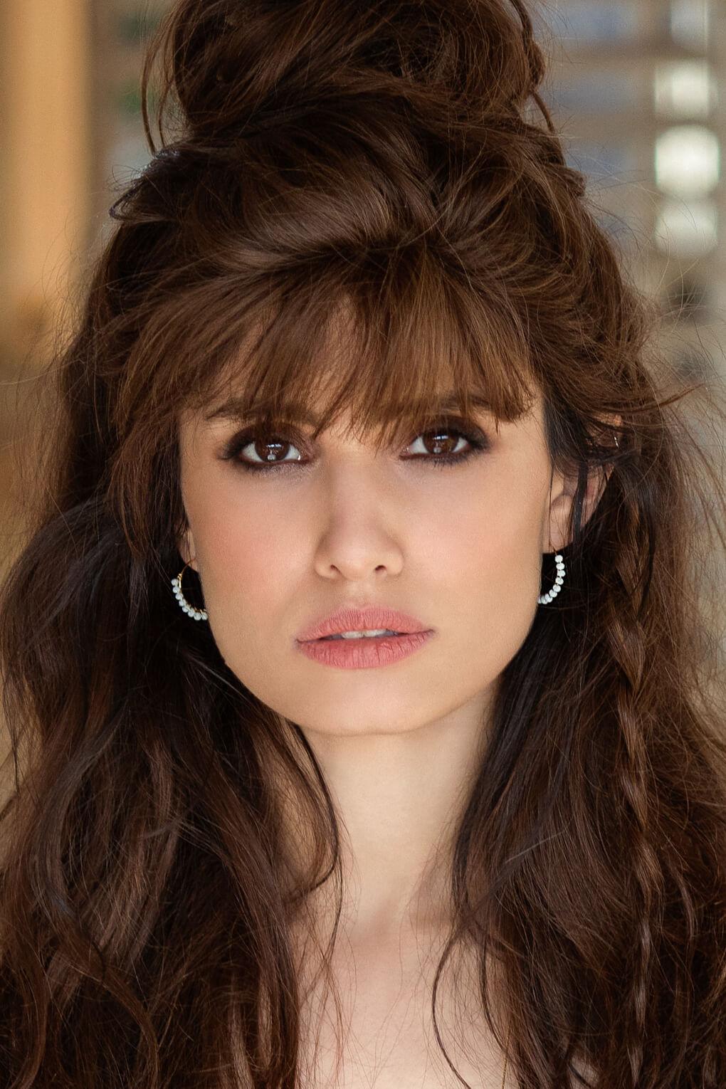 עגילי חישוק ויולה