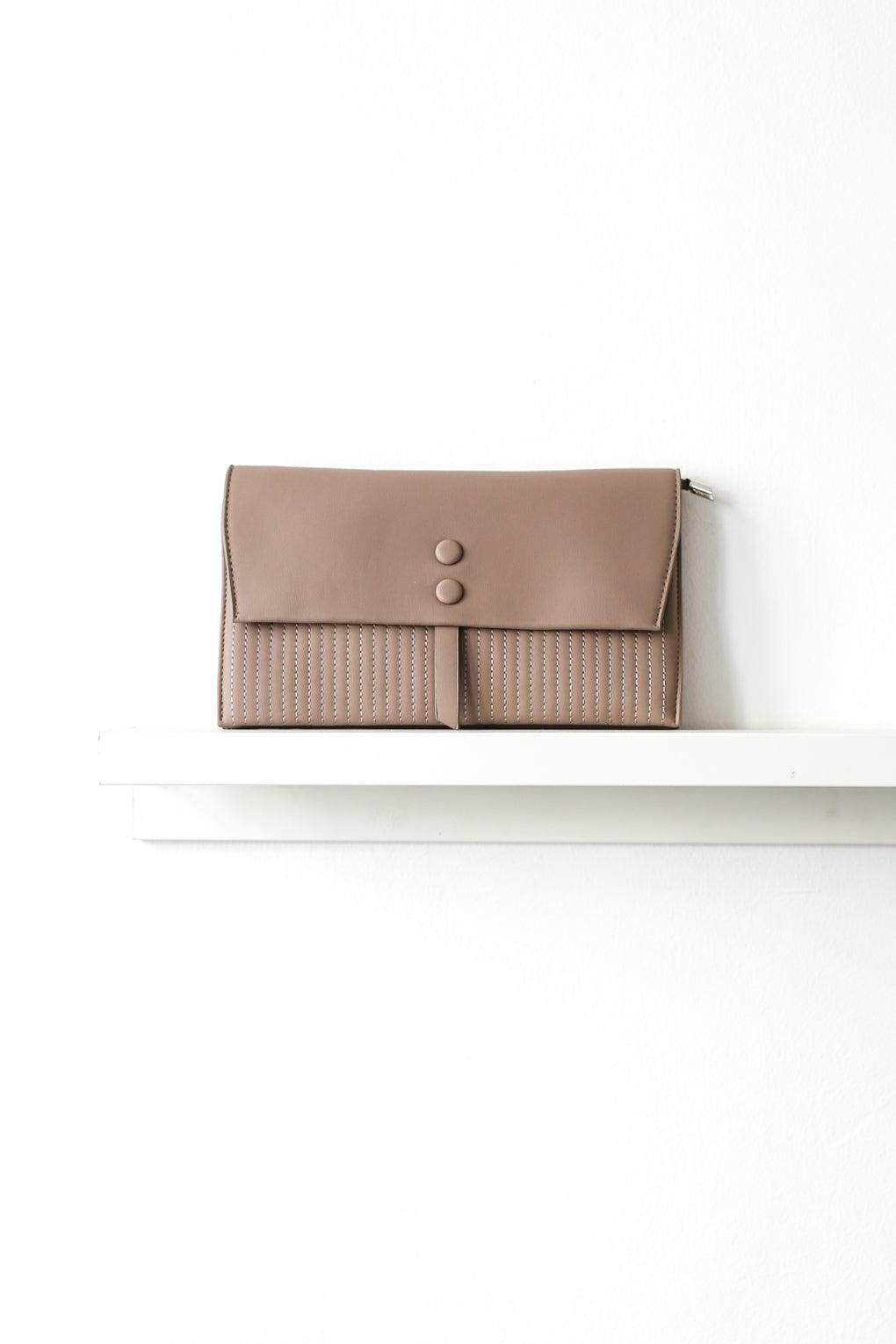 Buttons Clutch Bag - Vegan