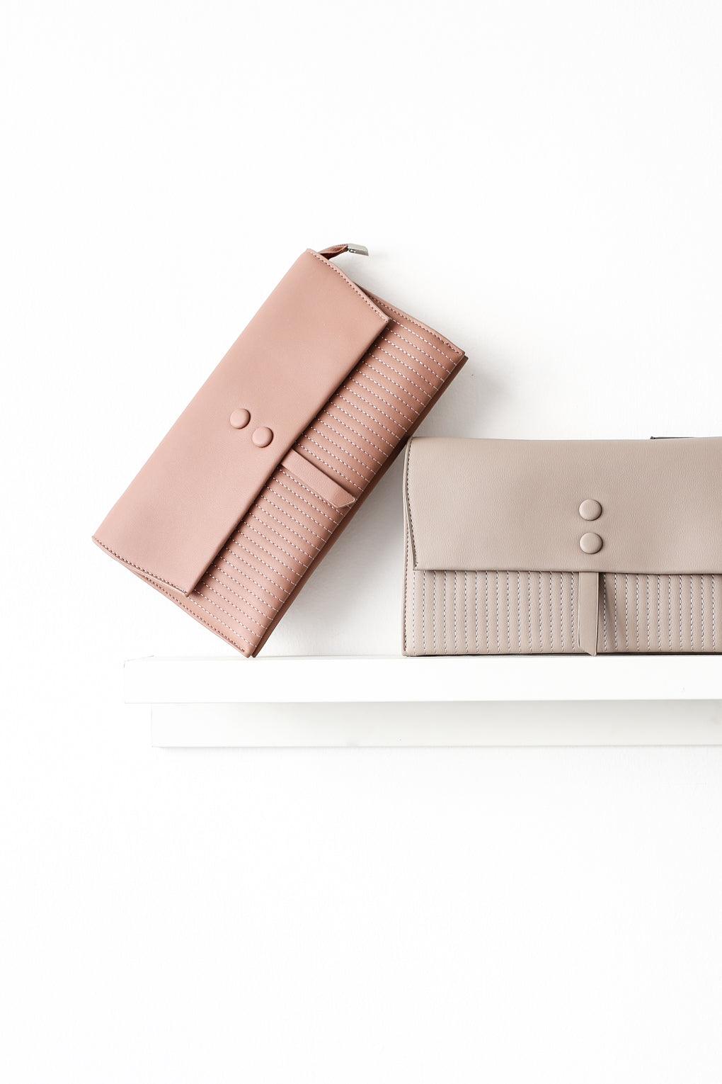 Buttons Clutch Bag - Vegan