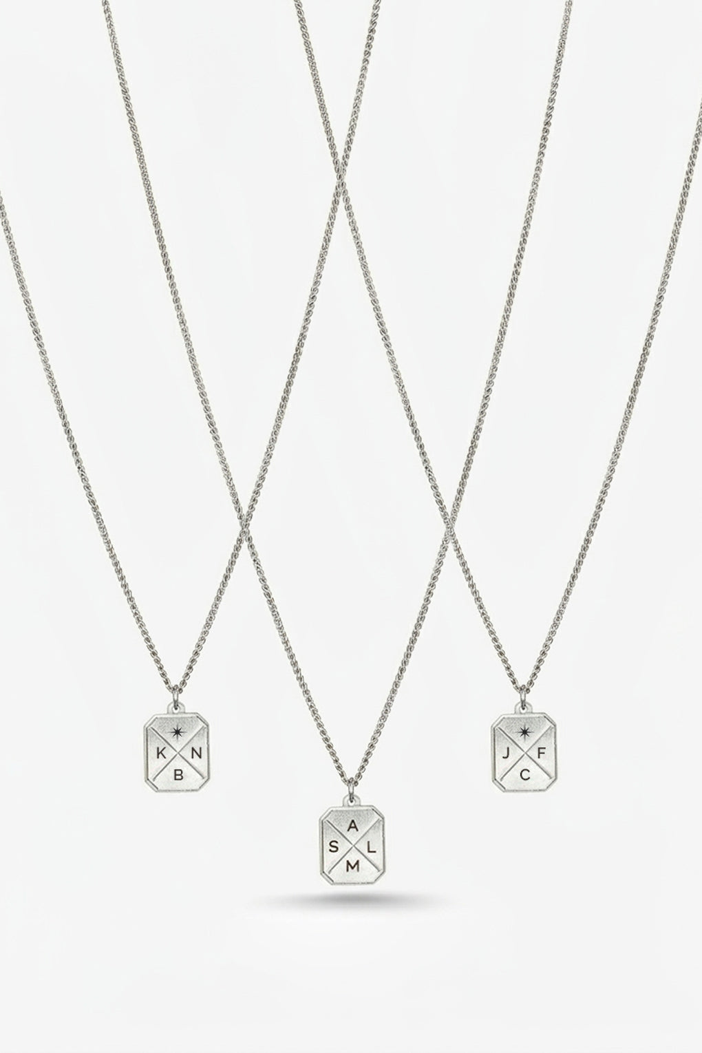 שרשרת לגבר עם תליון חריטה - ליאו