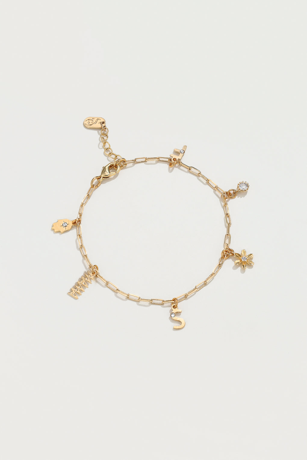 צמיד בסיס חוליות אובליות קטנות עם צ׳ארמס לבחירה