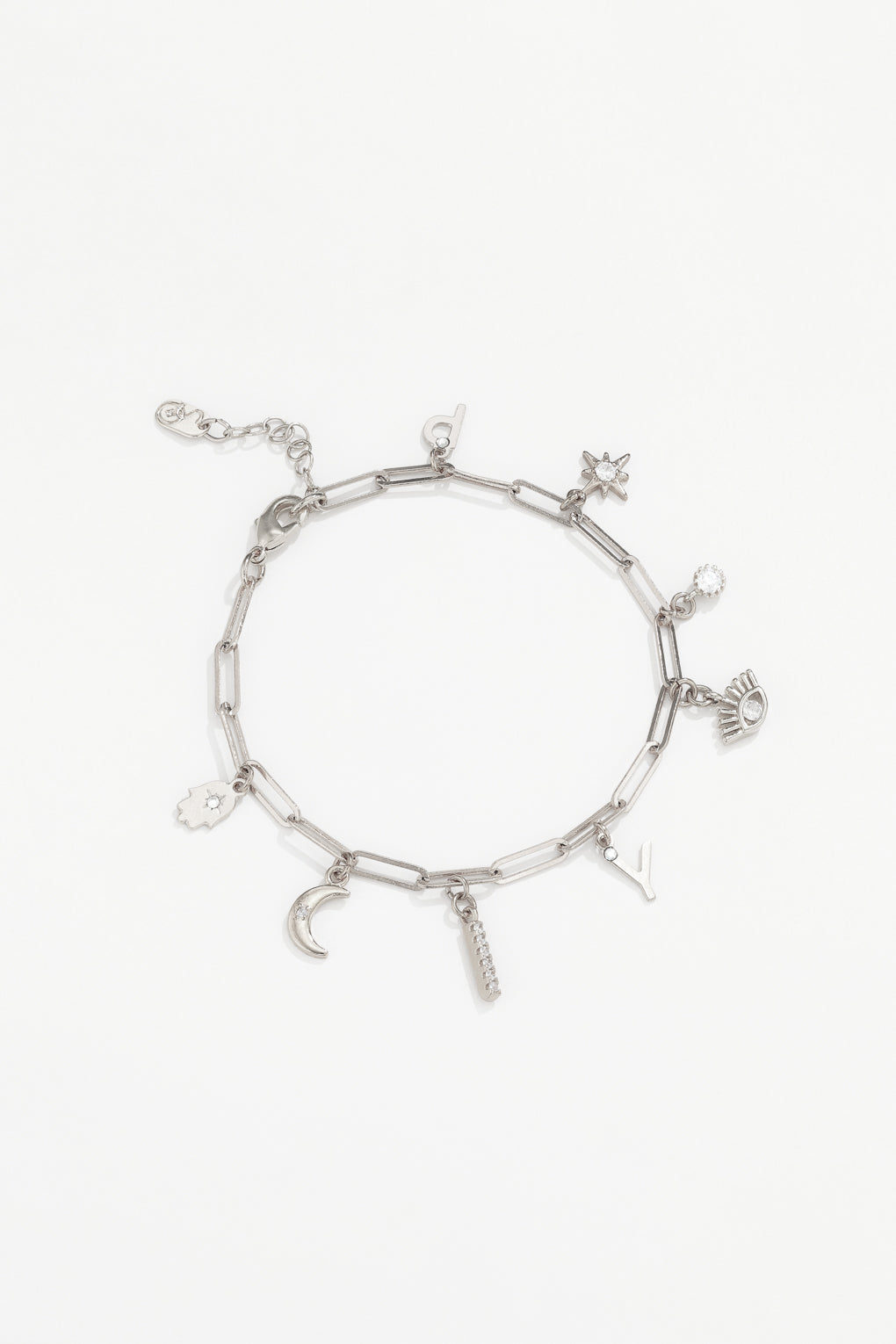 צמיד בסיס חוליות אובליות גדולות עם צ׳ארמס לבחירה