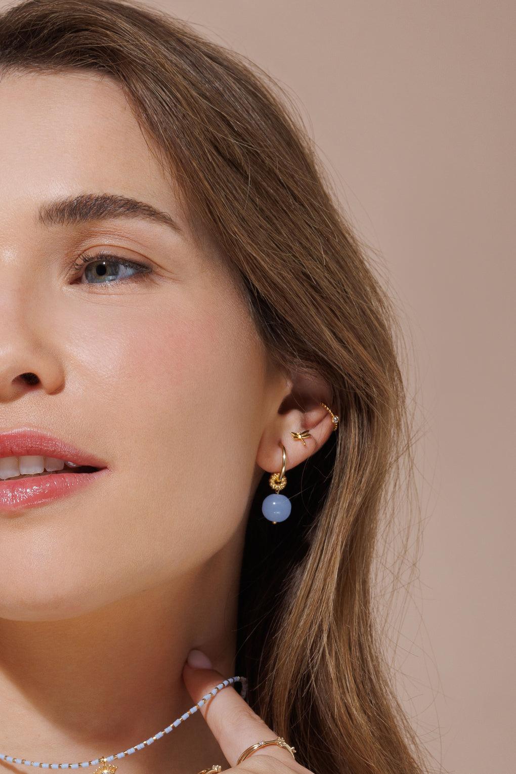 עגילי חישוק לארה