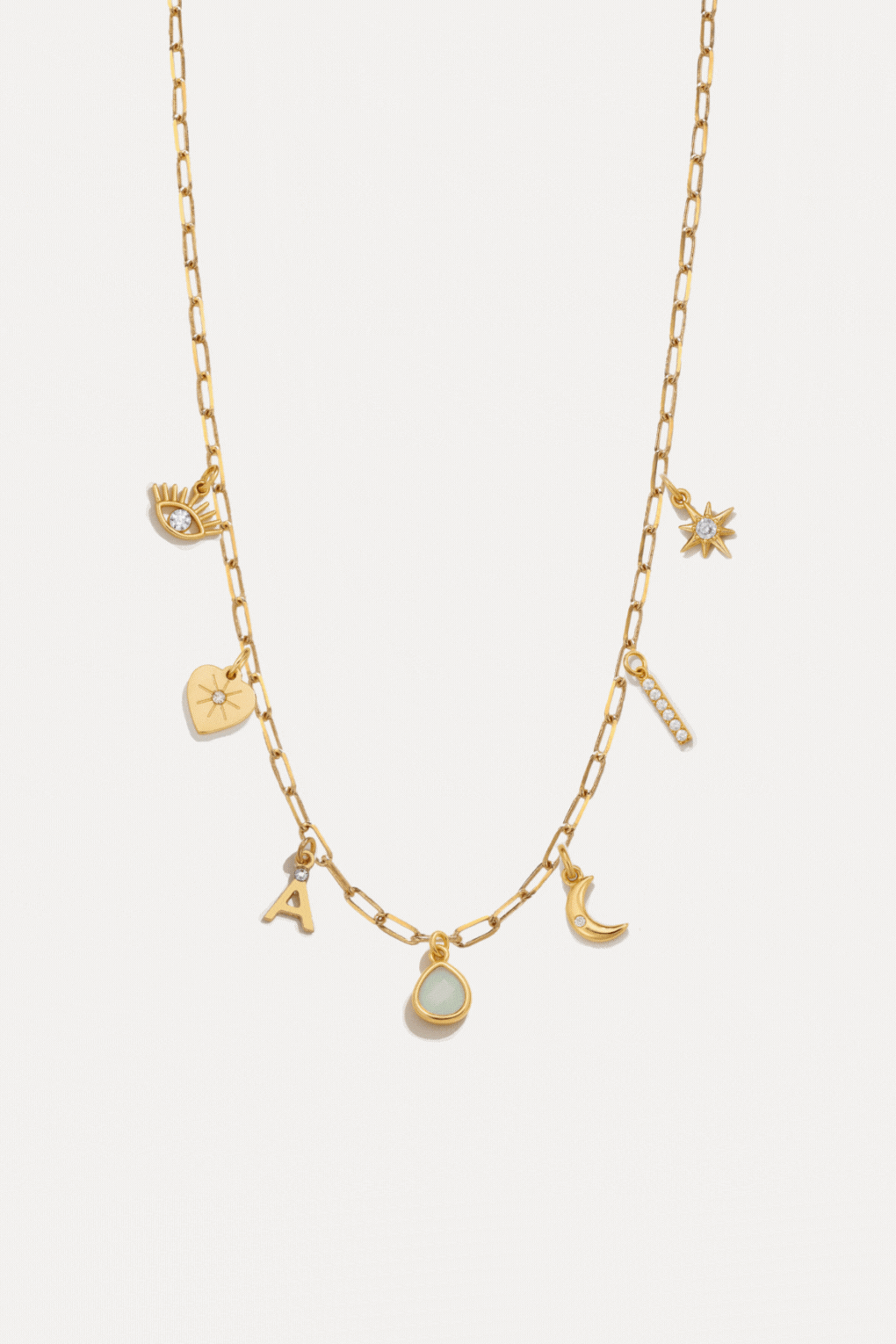 שרשרת בסיס חוליות אובליות קטנות עם צ׳ארמס לבחירה