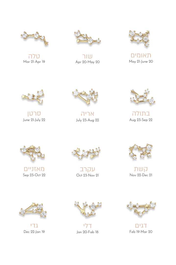 עגילי זודיאק