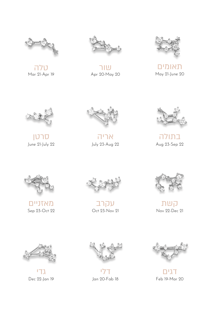 עגילי זודיאק