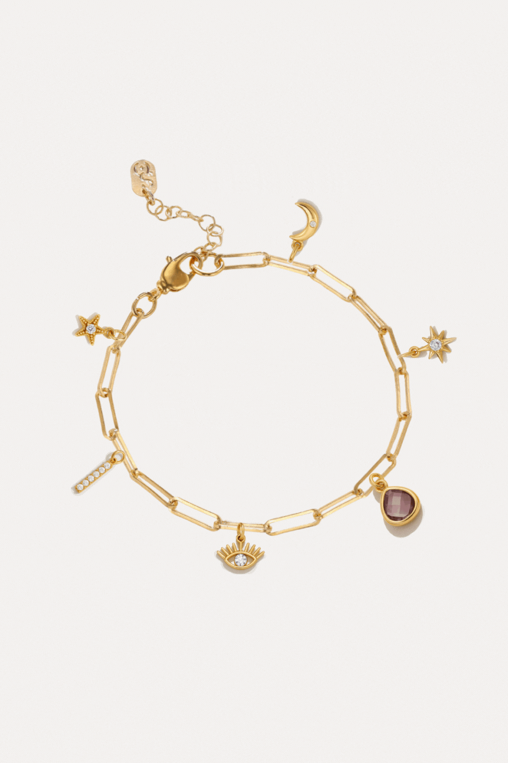 צמיד בסיס חוליות אובליות גדולות עם צ׳ארמס לבחירה