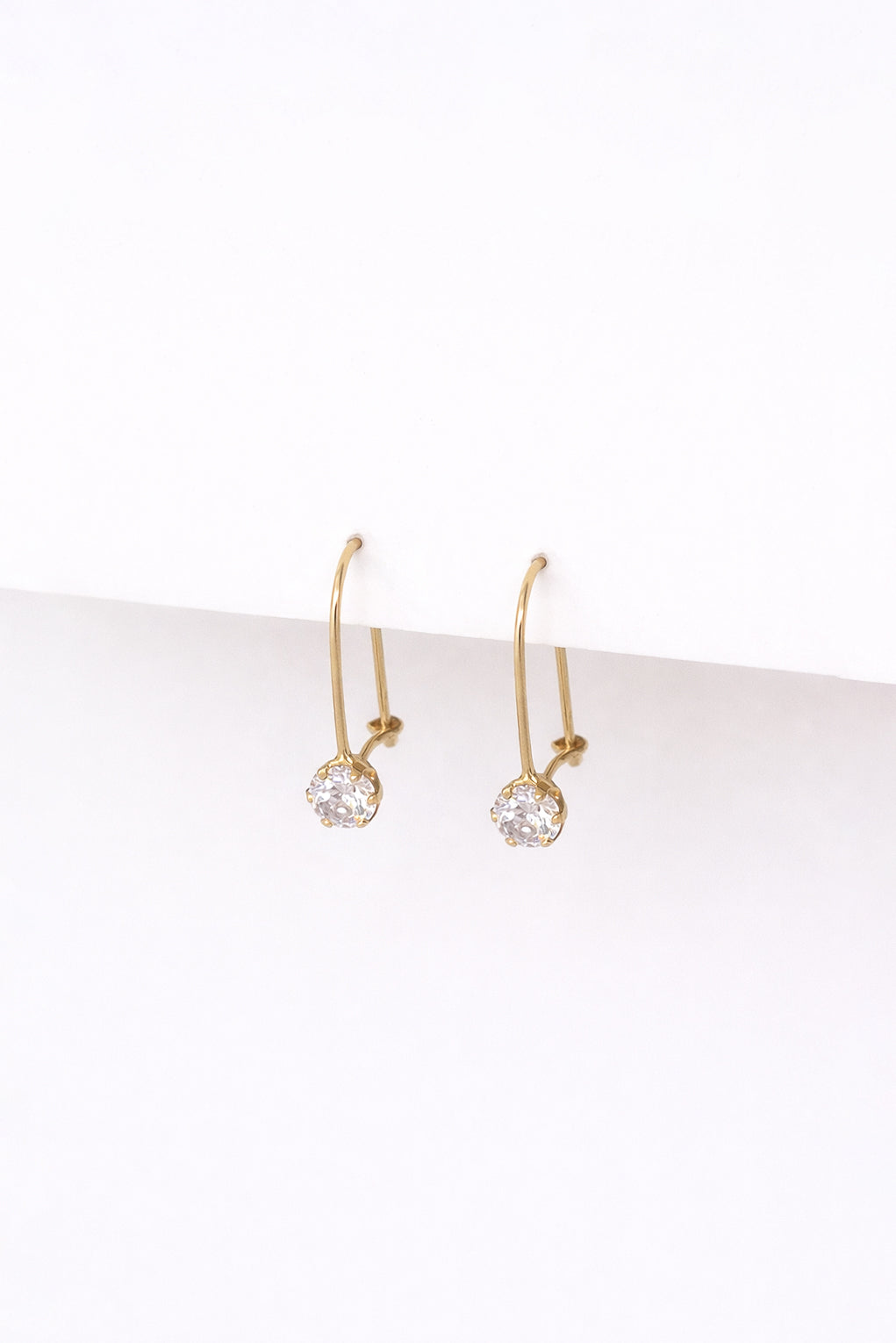 עגילי גאיה בזהב 14K