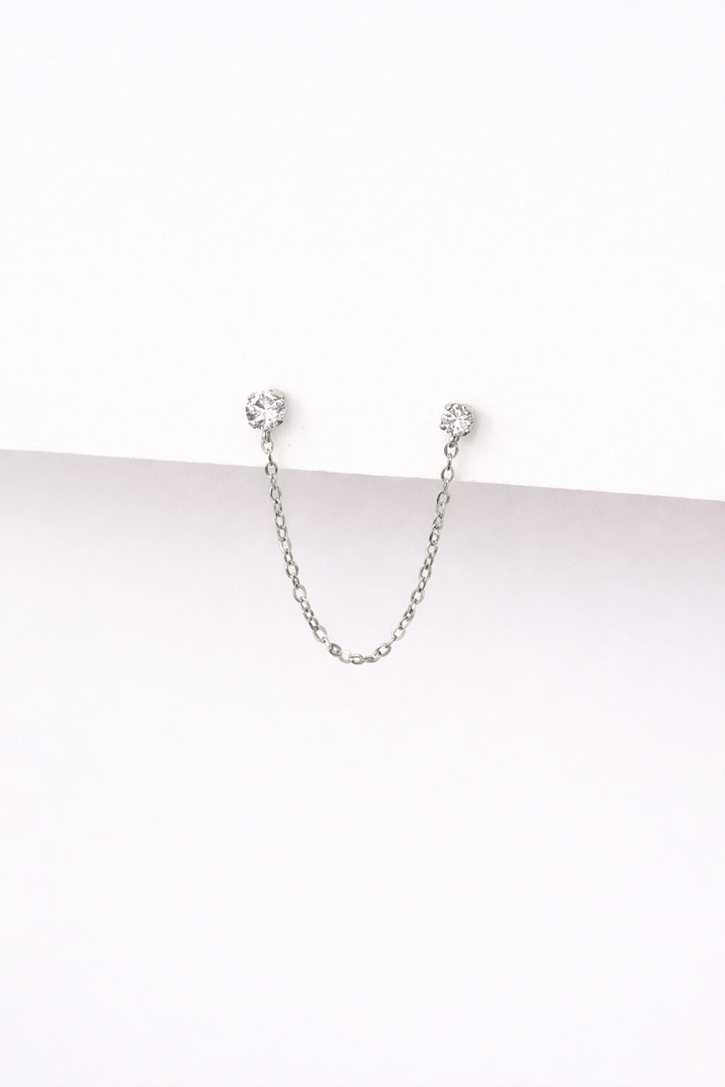 עגיל אנדי כפול בזהב 14K