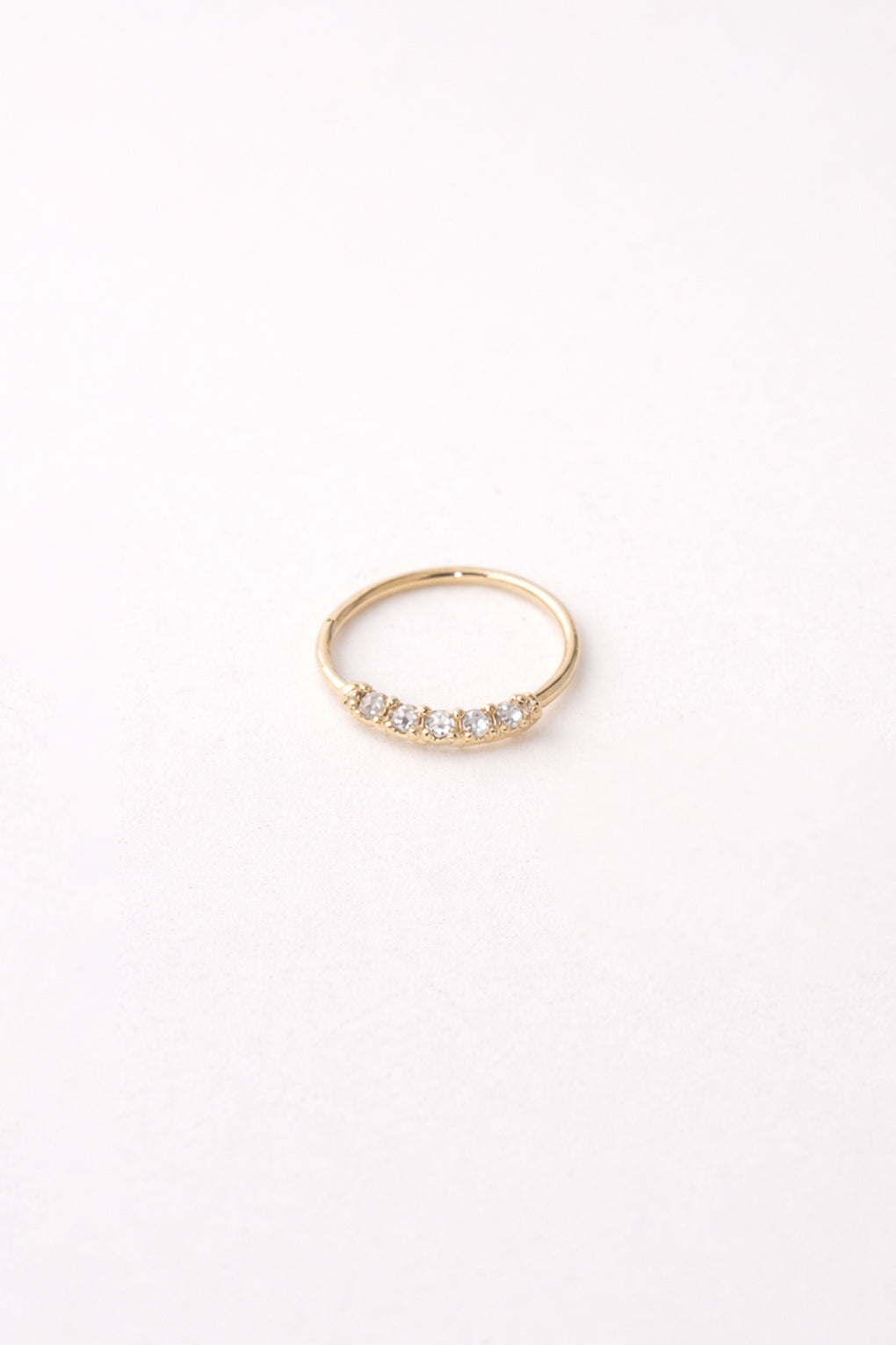 עגיל פירסינג טום בזהב 14K