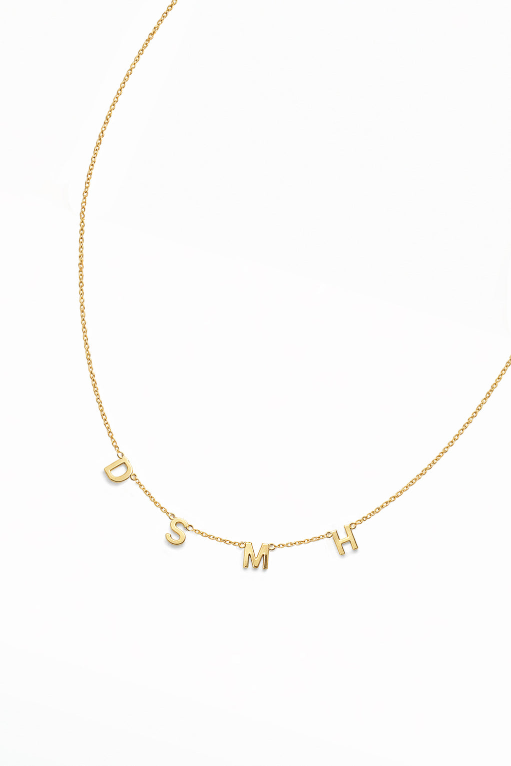 שרשרת אותיות בכסף 925