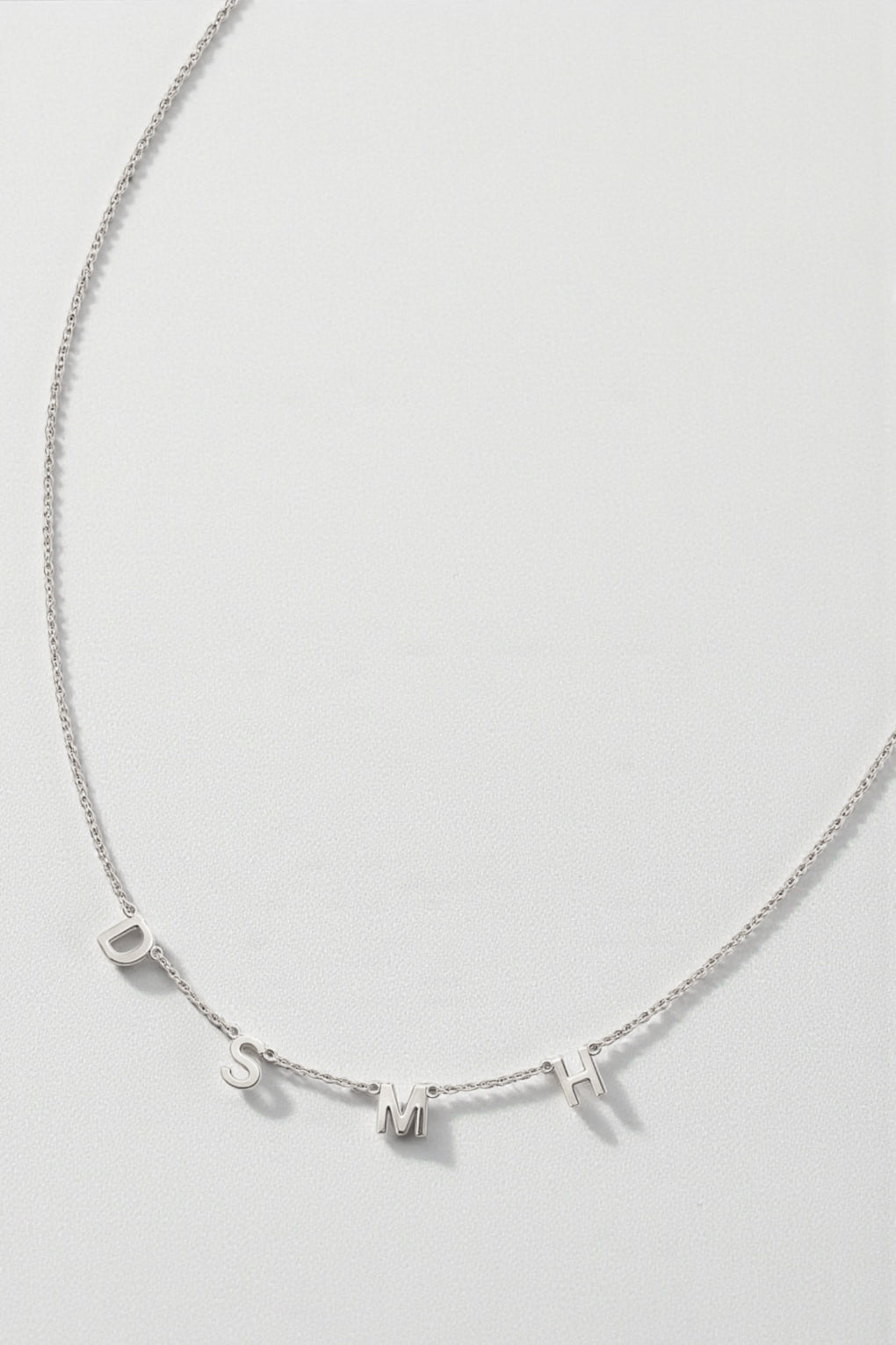 שרשרת אותיות בכסף 925