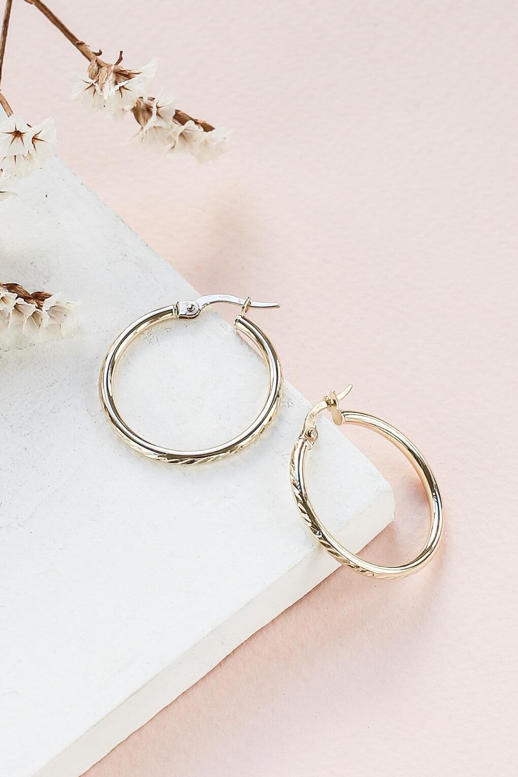 Harper Earrings in 14K gold