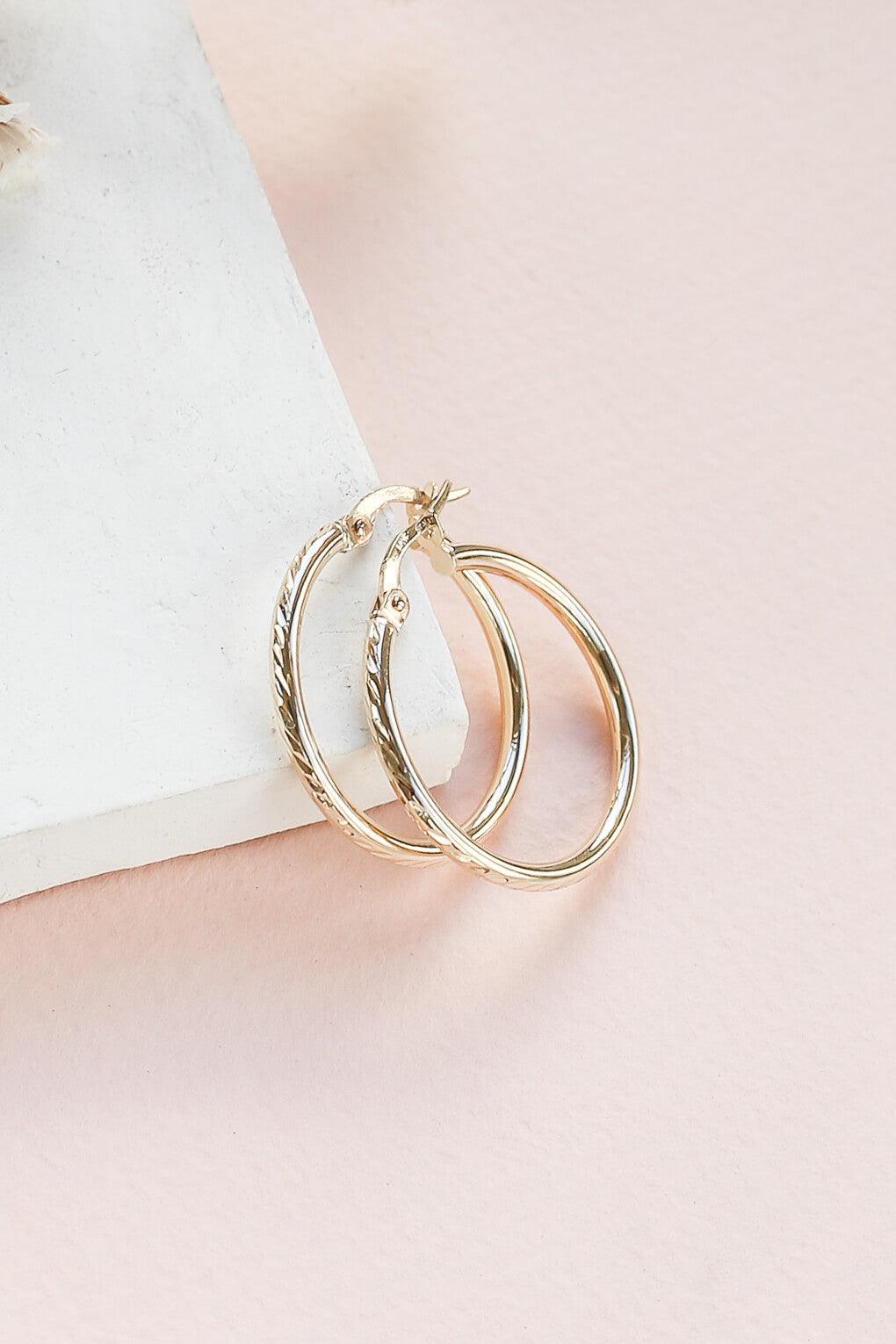 Harper Earrings in 14K gold