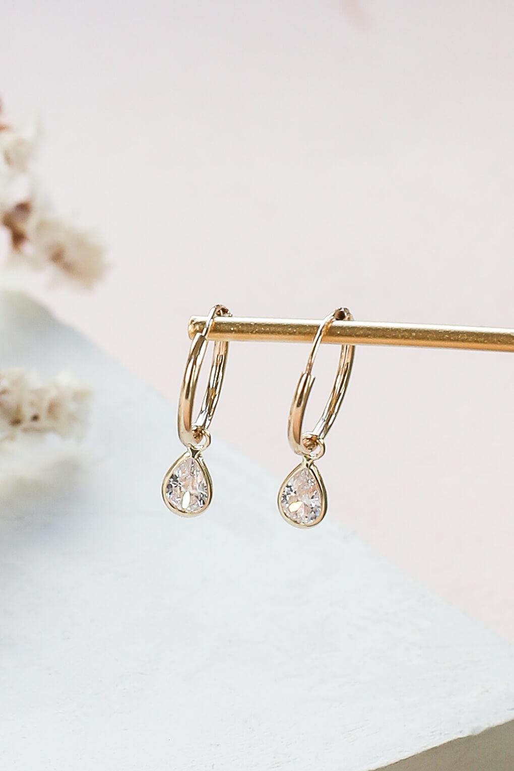 Lee Earrings in 14K gold