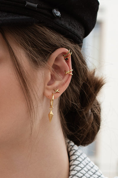 nadine post earrings