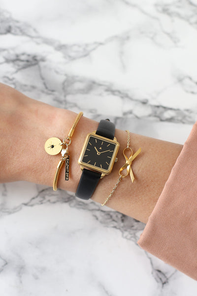 Rectangle watch - ALL BLACK