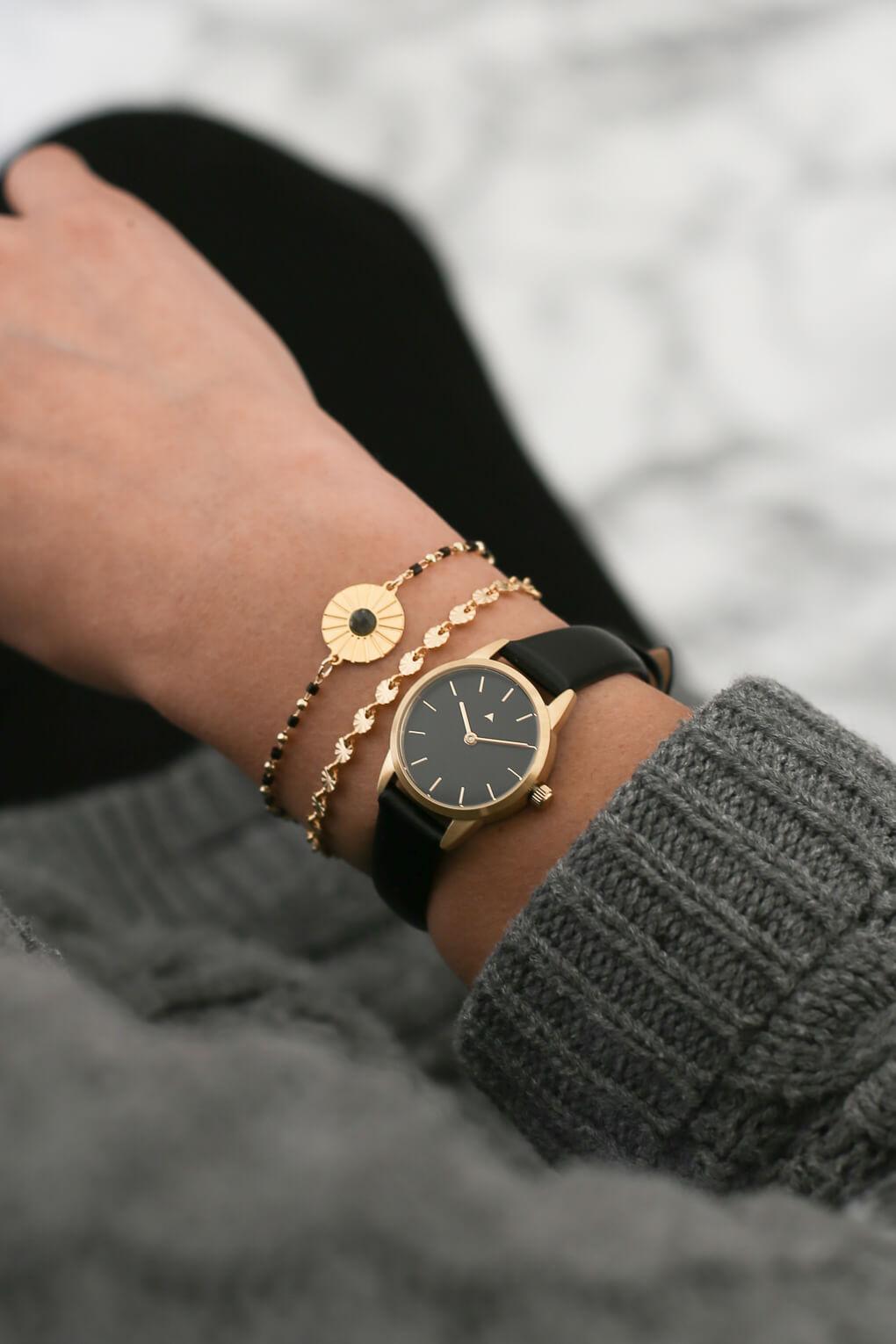 25 mm watch - ALL BLACK