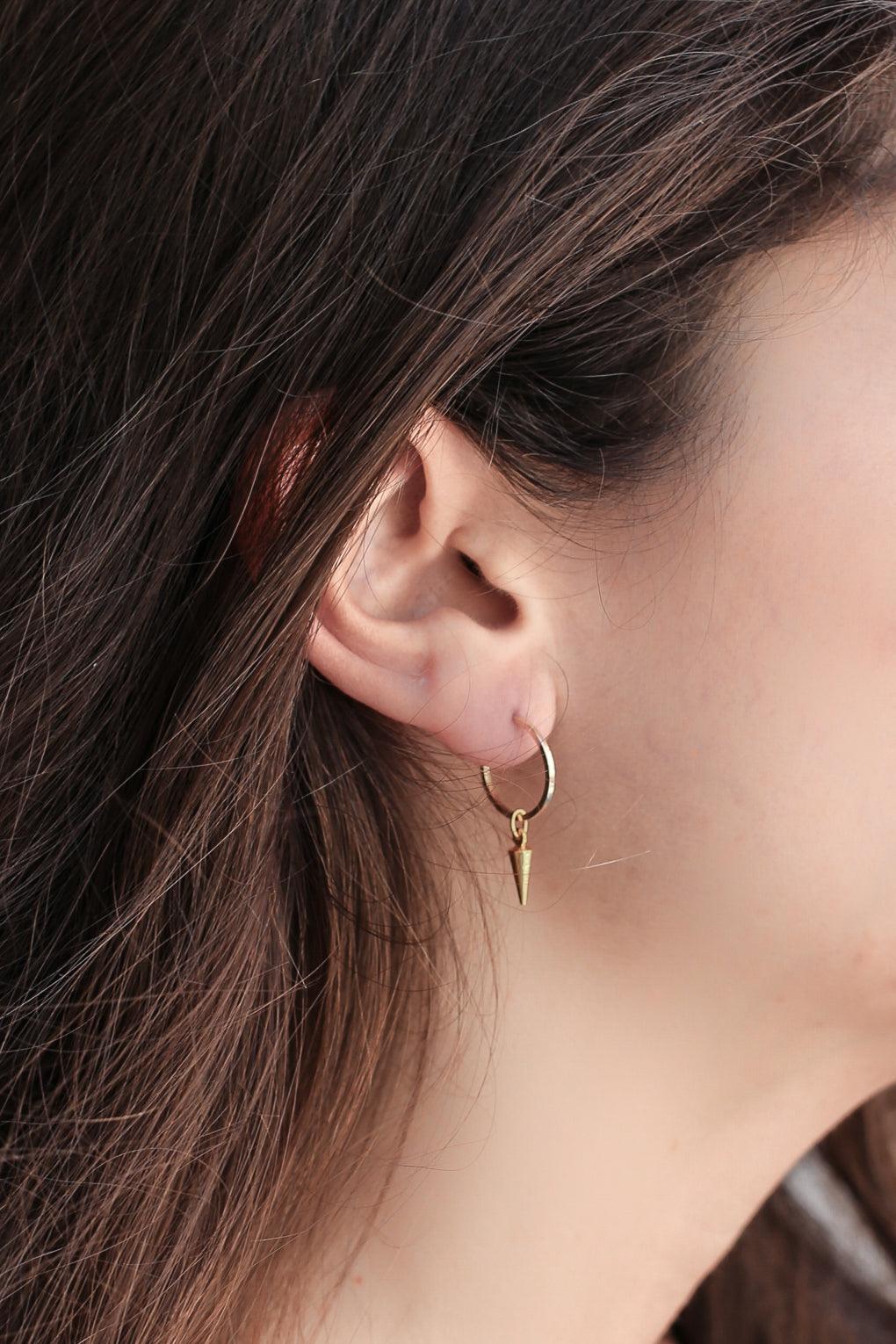 Eddie Earrings in 14K