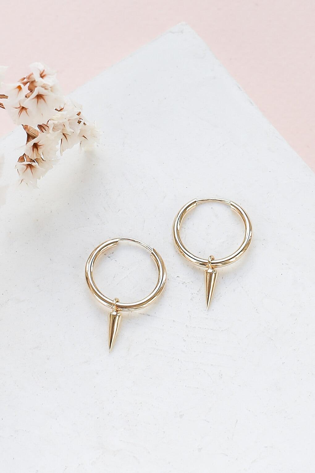 Eddie Earrings in 14K Gold