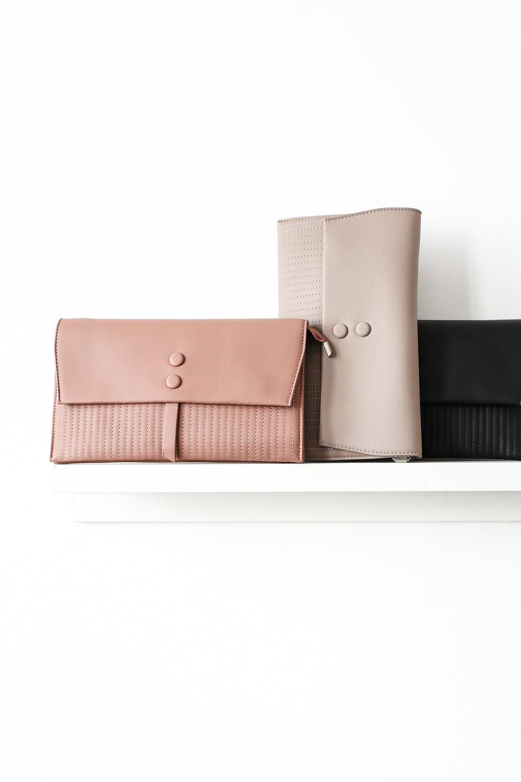 Buttons Clutch Bag - Vegan